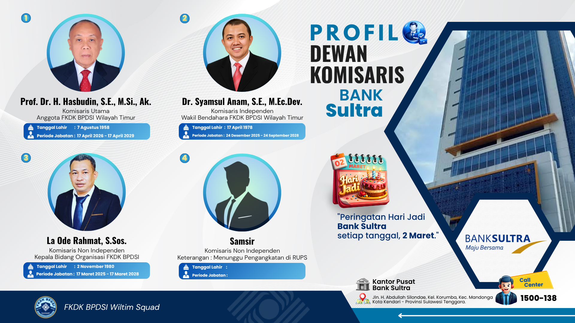 banner anggota BANK SULTRA